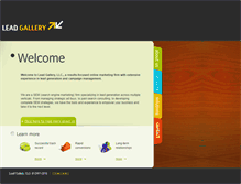 Tablet Screenshot of leadgallery.com